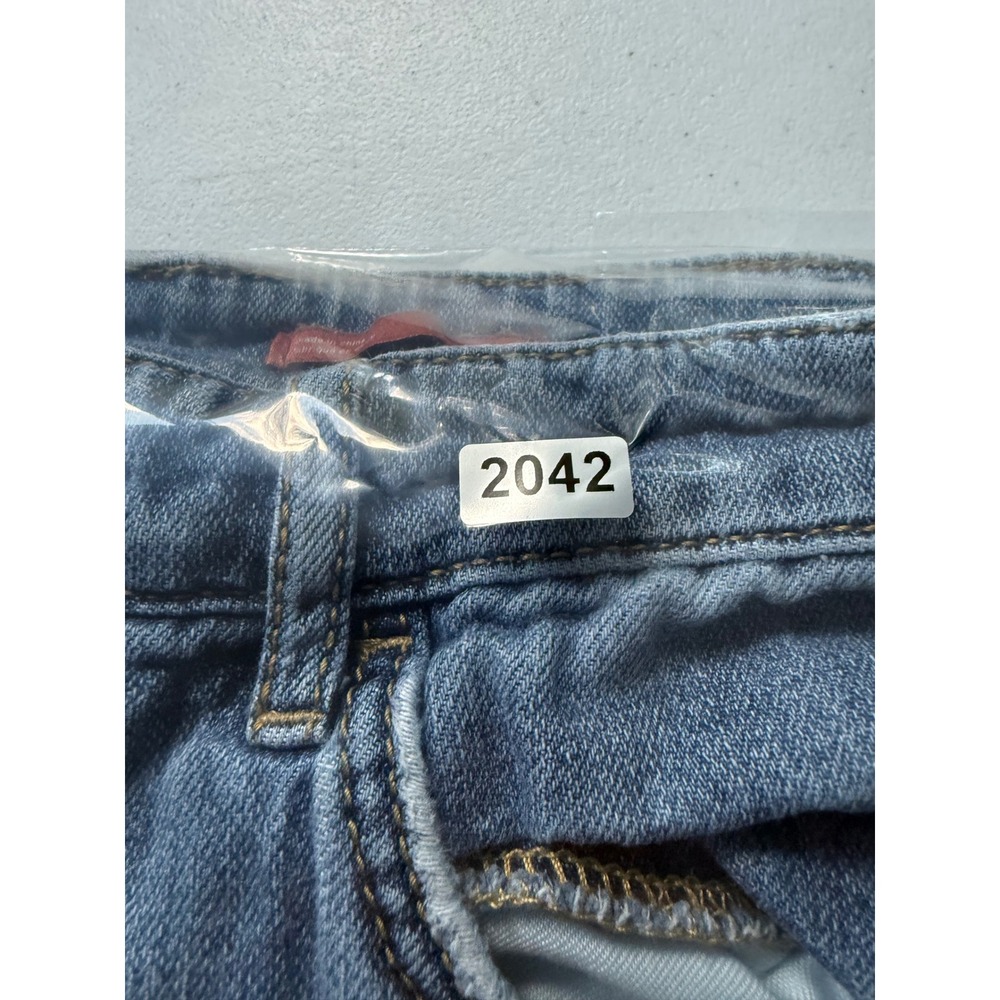 Pilcro Anthropologie Womens 26 Wide Leg Barrel Jeans High Rise Light Wash Crop - Picture 15 of 16